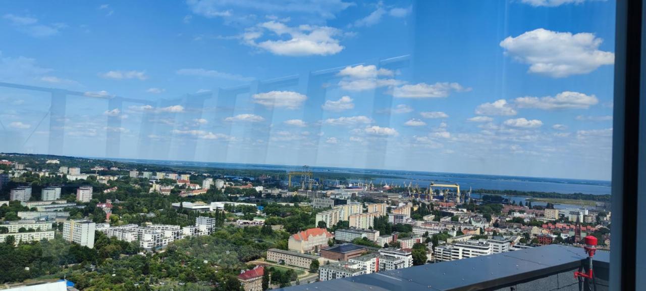 Appartamento Aleda Tower, 14 Floor, Balkon Stettino Esterno foto