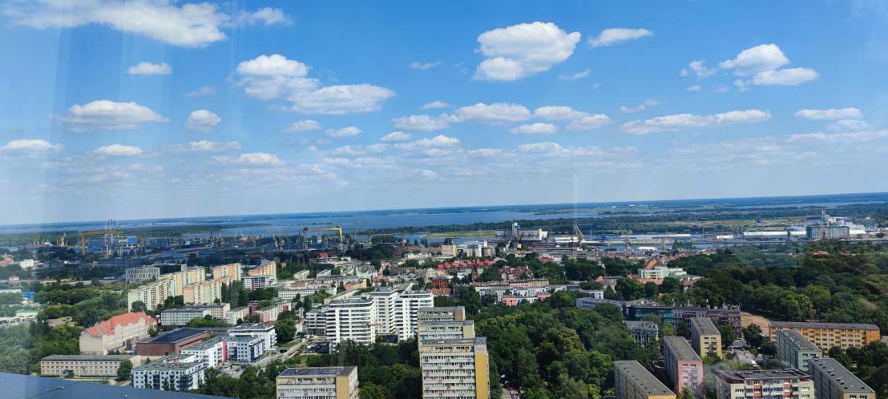 Appartamento Aleda Tower, 14 Floor, Balkon Stettino Esterno foto