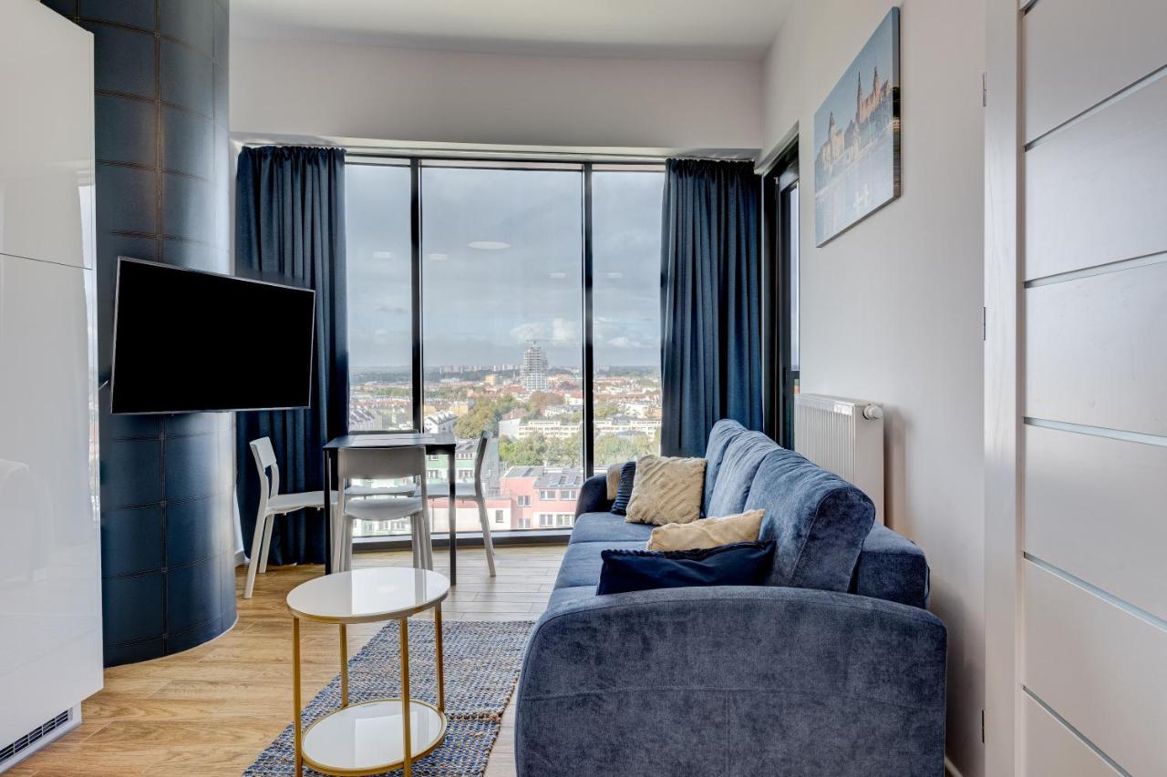 Appartamento Aleda Tower, 14 Floor, Balkon Stettino Esterno foto