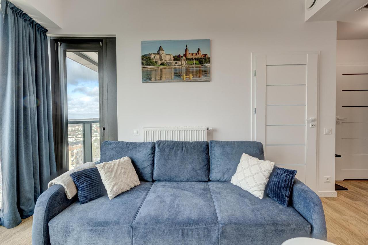 Appartamento Aleda Tower, 14 Floor, Balkon Stettino Esterno foto